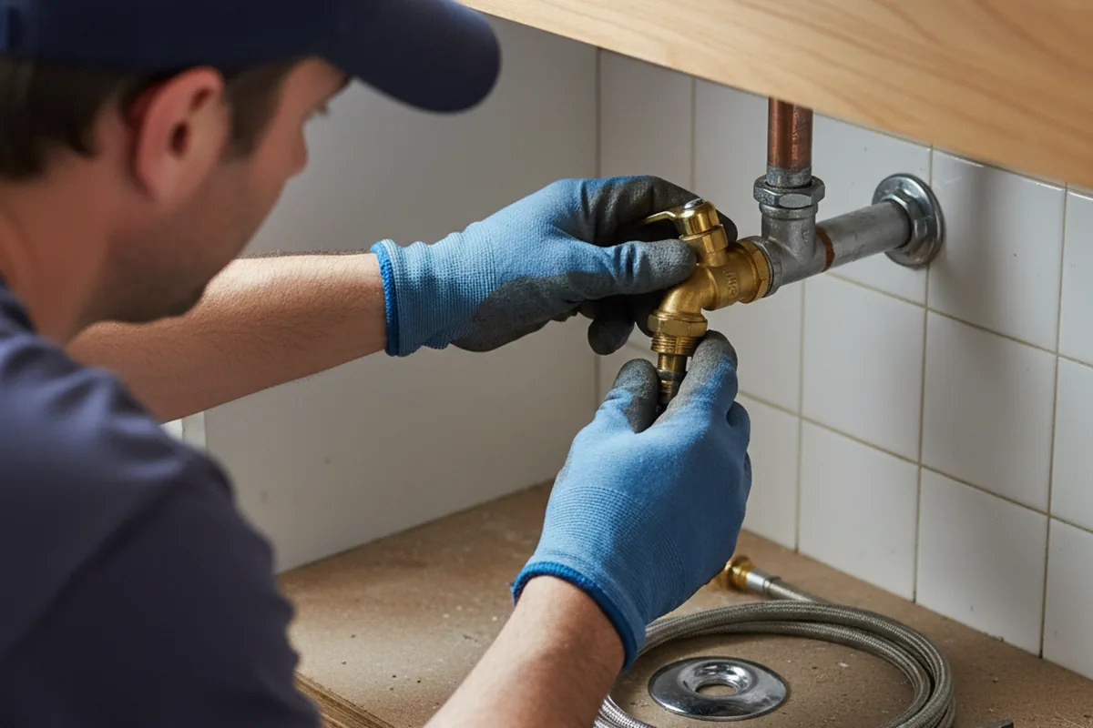 Shutoff valve and fitting work during Well Pump Repair in Boca Grande